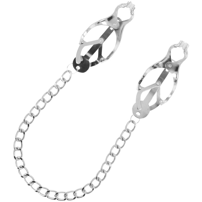 Elegant Metal Chain Nipple Clamps
