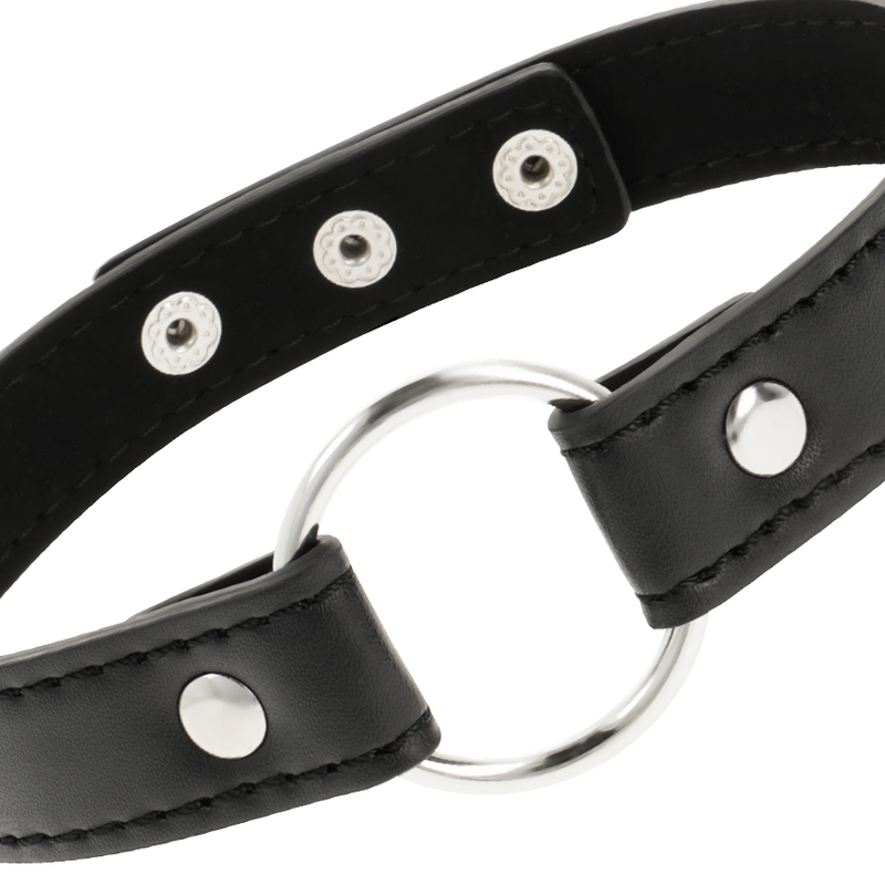 Vegan Leather Bondage Collar