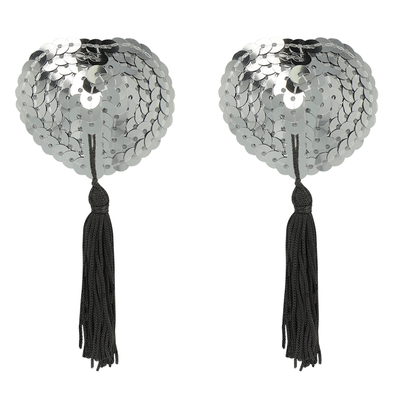 Seductive Silver Nipple Covers