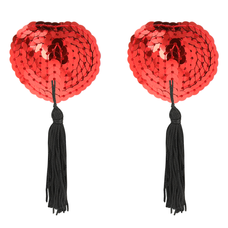 Sensual Red Nipple Covers | Lingerie