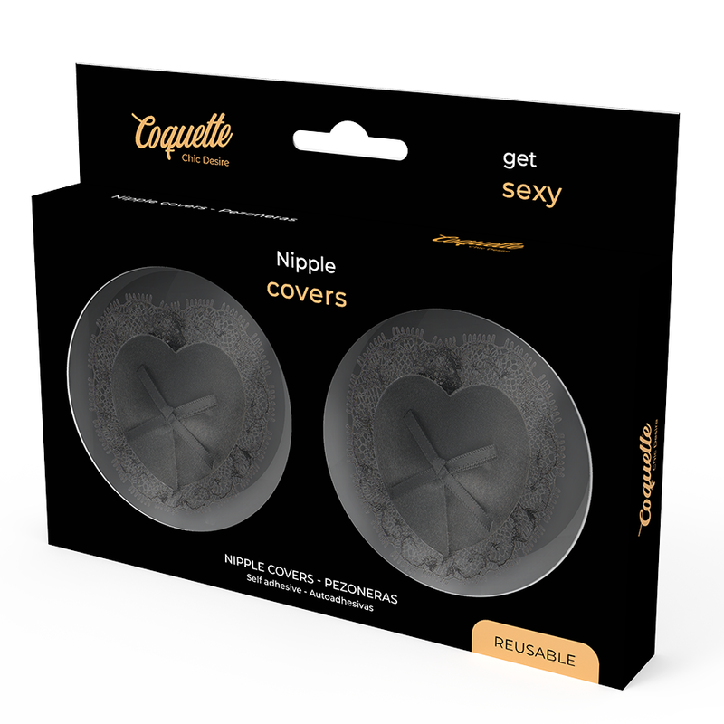 Elegant Black Lace Nipple Covers