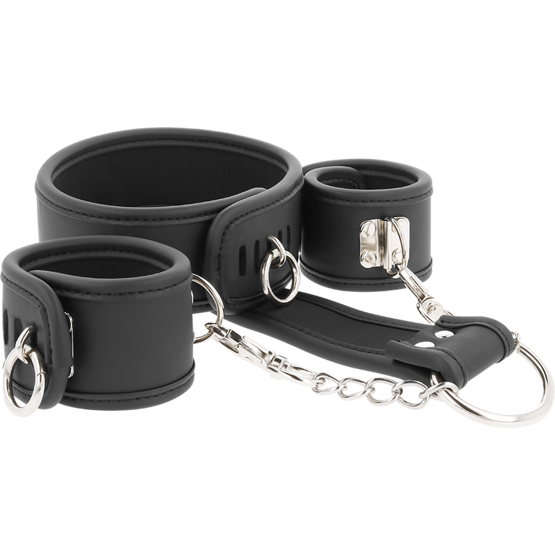 Vegan Leather Bondage Restraint Set