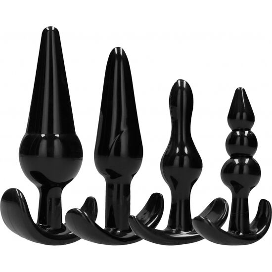 Premium Set of 4 Graduated Anal Plugs