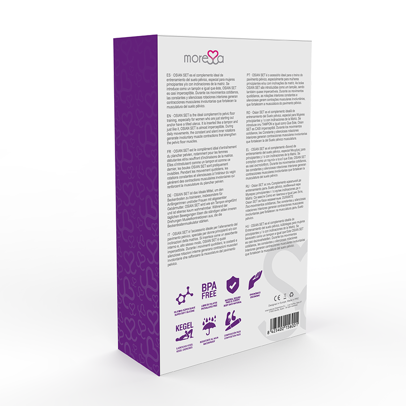 Osian Premium Lilac Silicone Sex Toy Set