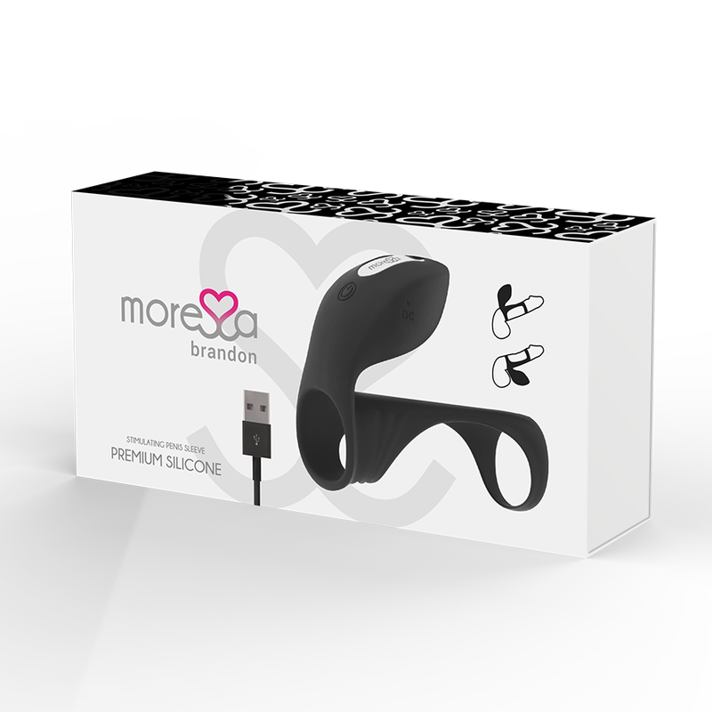Brandon Vibrating Cock Ring With Cover