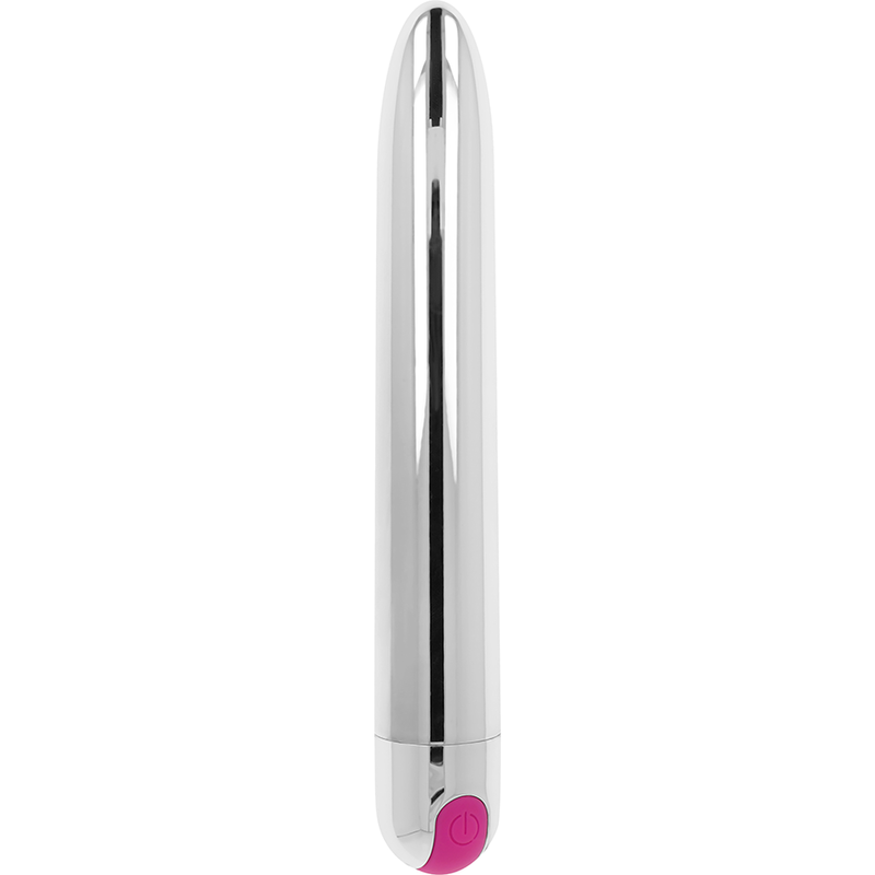 Rechargeable Silver 10-Mode Vibrator