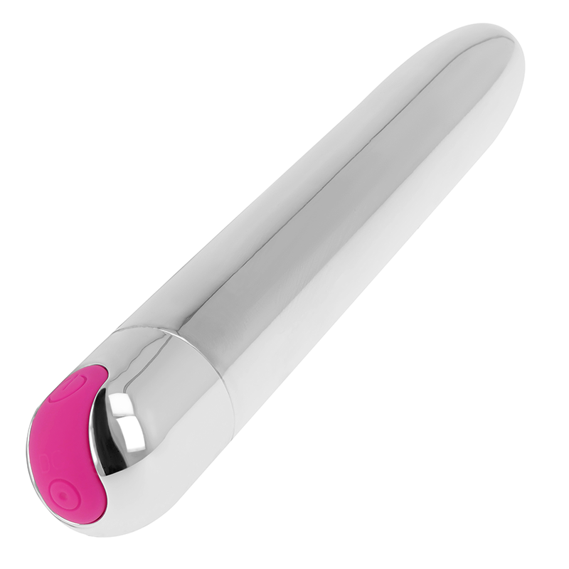 Rechargeable Silver 10-Mode Vibrator