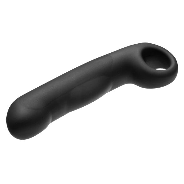 Ovid Black Silicone Dildo