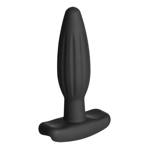 Small Black Silicone Rocker Butt Plug