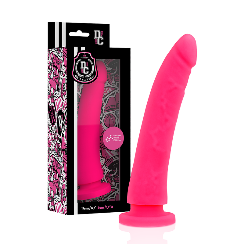 Pink Silicone Harness with 17cm Dong