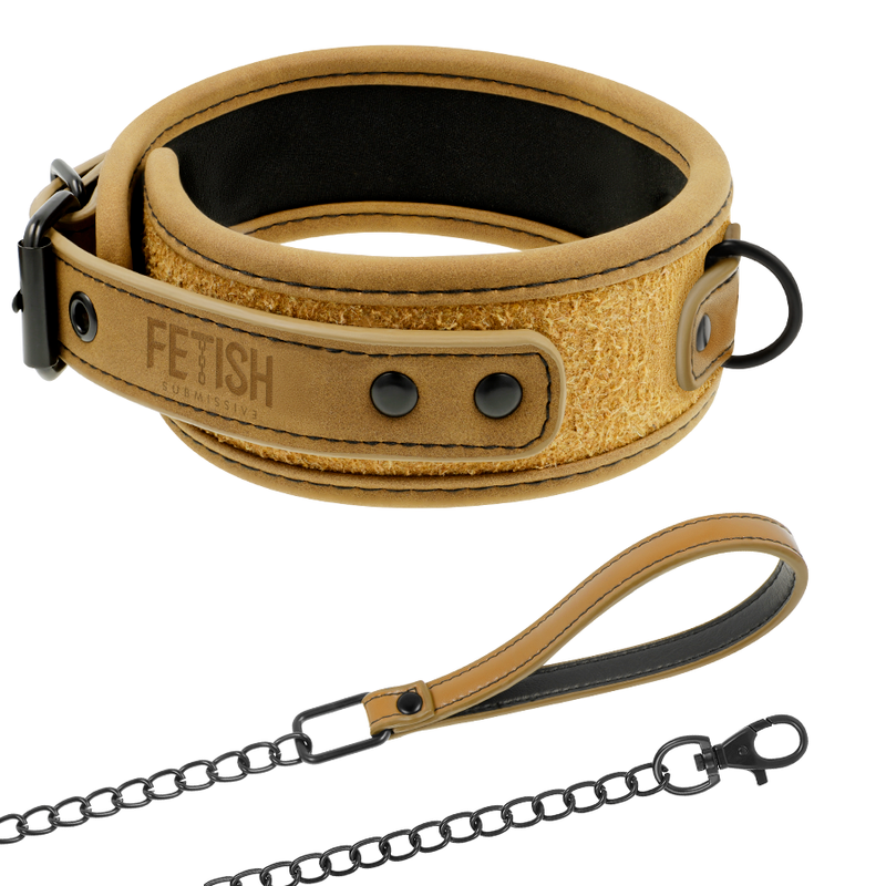 Neoprene Collar with Connecting Chain