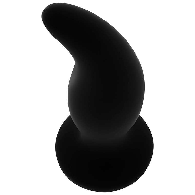 Curved P-Point Silicone Anal Plug 12cm