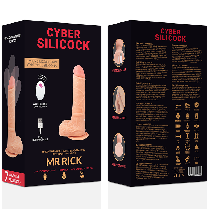 Remote Control Mr Rick Realistic Vibrator