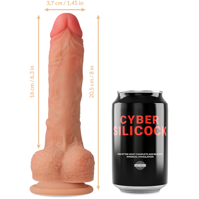 Dildo de Silicona Líquida Connor 20.5 cm
