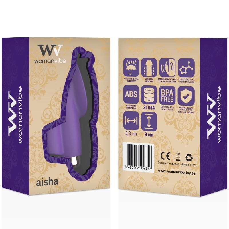 Vibrador de Dedo em Silicone Aisha