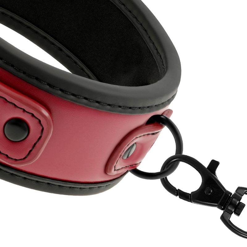 Neoprene Chain Bondage Collar Necklace