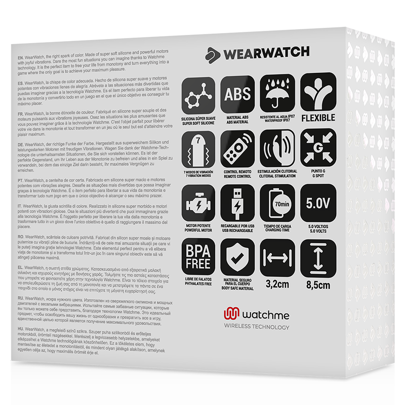 Watchme Dual Technology Vibrator Fuchsia