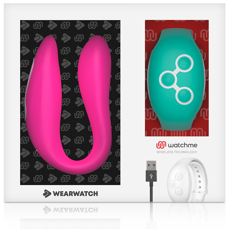 Watchme Dual Technology Vibrator Fuchsia