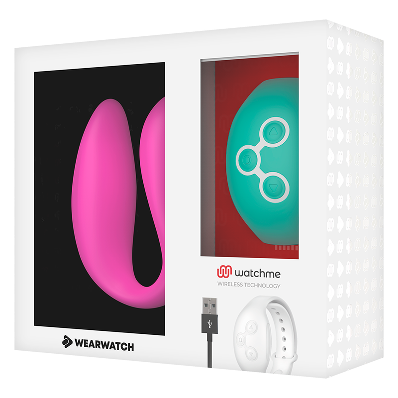 Watchme Dual Technology Vibrator Fuchsia