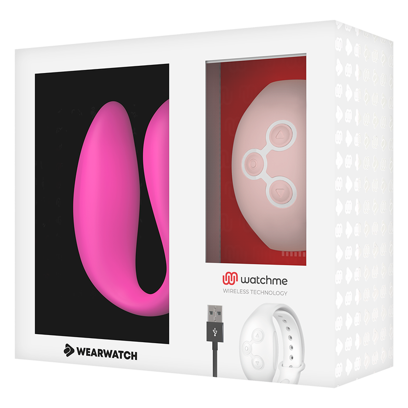 Watchme Dual Technology Vibrator Pink
