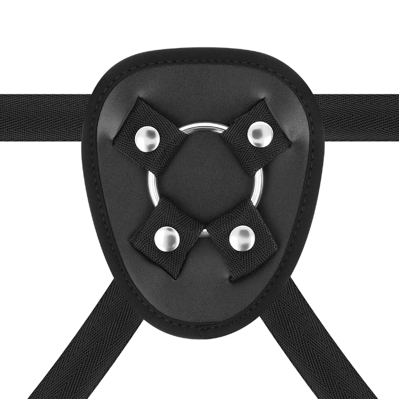 Black Articulated Silicone Harness Cocksil 13cm